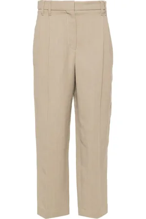 Brunello Cucinelli Tapered-Hose im Cropped-Design