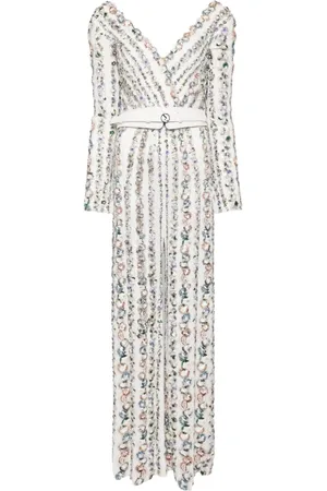 Saiid Kobeisy Verzierter Neckholder-Jumpsuit