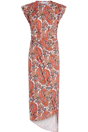 Paco rabanne Midikleid mit Paisley-Print