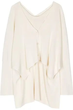 ISABEL BENENATO Cardigan im Layering-Look