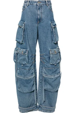 The Attico Jeans mit weitem Bein