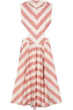 Serafini Gestreiftes Midikleid