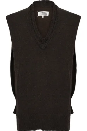 Maison Margiela Pullunder im Layering-Look