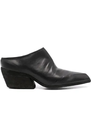 GUIDI Slipper aus Leder 65mm