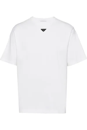 Prada T-Shirt mit Triangel-Logo