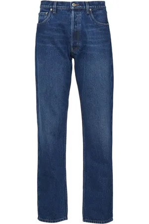 Prada Gerade Jeans mit Logo-Schild