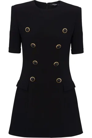 Balmain Texturiertes Minikleid