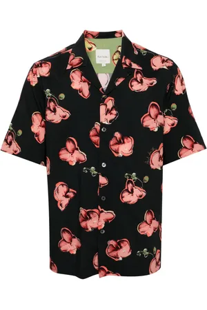 Paul Smith Hemd mit Orchideen-Print