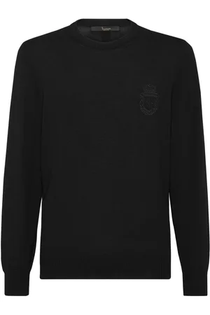 BILLIONAIRE Pullover mit Logo-Stickerei