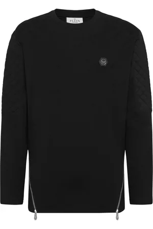 Philipp Plein Sweatshirt mit gestepptem Einsatz
