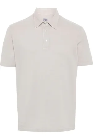 FEDELI Poloshirt aus Pikee