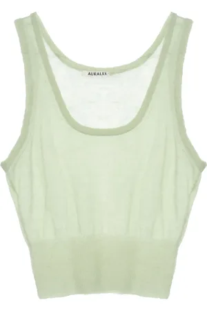 Auralee Tanktop mit Sheer-Effekt