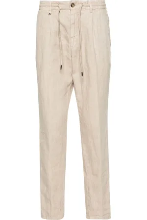 HUGO BOSS Tapered-Hose mit Bundfalten