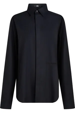 Karl Lagerfeld Hemd mit Monogramm-Print