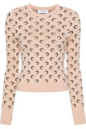 Marine Serre Jacquard-Pullover