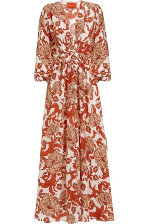 La DoubleJ Camerino Seidenkleid mit abstraktem Muster