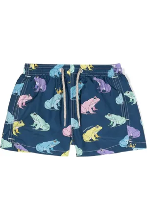 MC2 SAINT BARTH Badeshorts mit Frosch-Print