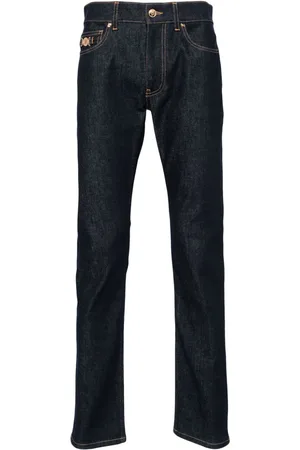 VERSACE Halbhohe Slim-Fit-Jeans