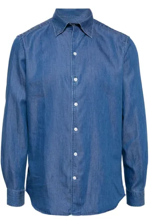 MAN ON THE BOON. Klassisches Jeanshemd