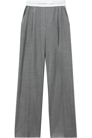 Alexander Wang Bundfaltenhose mit Logo-Bund