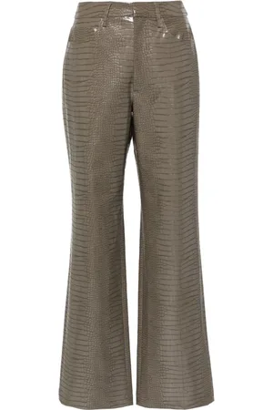 ROTATE Halbhohe Straight-Leg-Hose