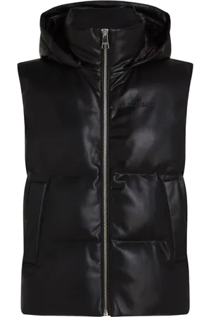 Karl Lagerfeld Gefütterte Weste aus Faux-Leder
