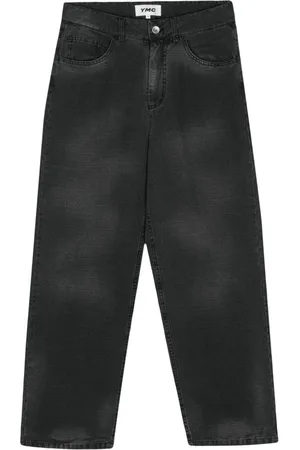 YMC Jeans mit weitem Bein