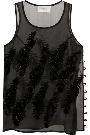 COPERNI Top mit Applikationen