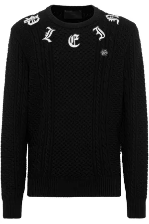 Philipp Plein Kaschmirpullover mit Logo-Stickerei