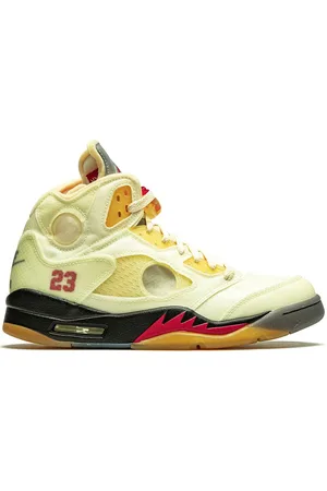Jordan X Off-White Air 5 Retro SP Sail Sneakers