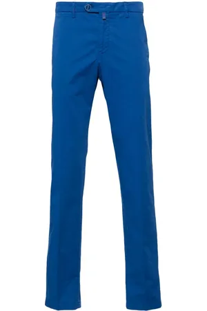 Kiton Halbhohe Slim-Fit-Chino