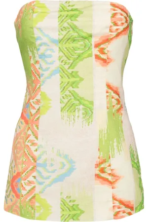 Never Fully Dressed Top mit abstraktem Print