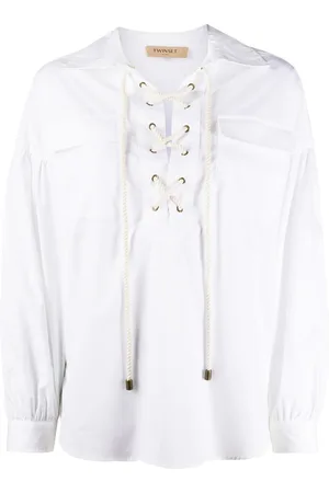 Twin-Set Bluse mit lockerem Schnitt