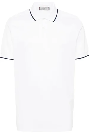 CANALI Poloshirt mit Kontrastrand