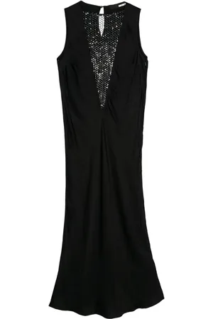 ROTATE Midikleid mit Pailletten