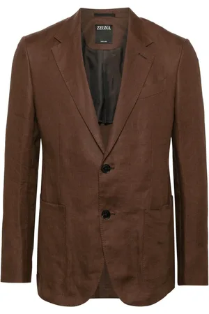 Ermenegildo Zegna Leinensakko mit fallendem Revers