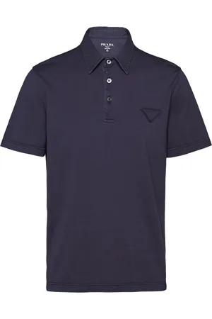 Prada Poloshirt mit Triangel-Logo