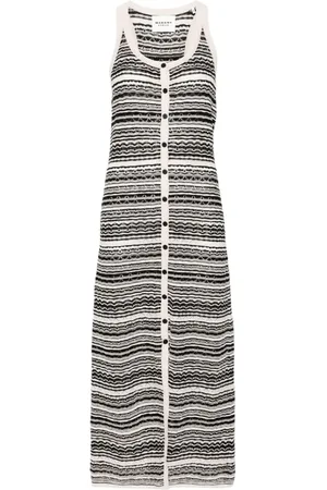 Marant Etoile Gestreiftes Haroya Maxikleid