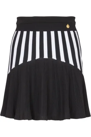 Balmain Gerippter Strickrock
