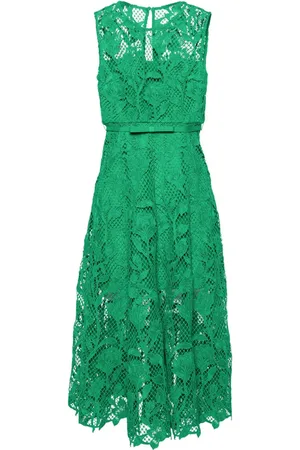 Self-Portrait Kleid mit Guipure-Spitze