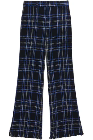 Msgm Hose mit kariertem Einsatz