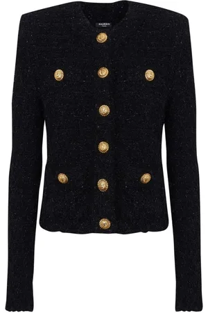 Balmain Geknöpfte Jacke aus Tweed