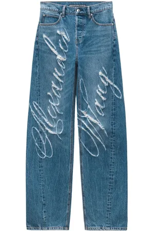 Alexander Wang Jeans mit weitem Bein