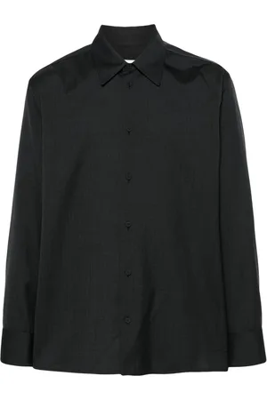 Jil Sander Ripstop-Hemd aus Wolle