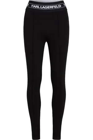 Karl Lagerfeld Leggings mit Logo-Streifen