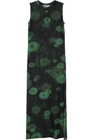 COPERNI Maxikleid mit Cymatik-Print