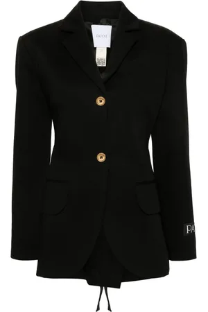 Patou Twill-Blazer mit Schleifenverschluss