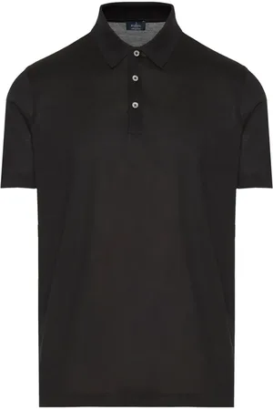 BARBA Meliertes Poloshirt aus Seide