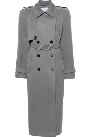The Attico Canvas-Trenchcoat mit Pads