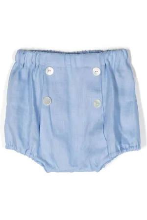 SIOLA Doppelreihige Leinenshorts